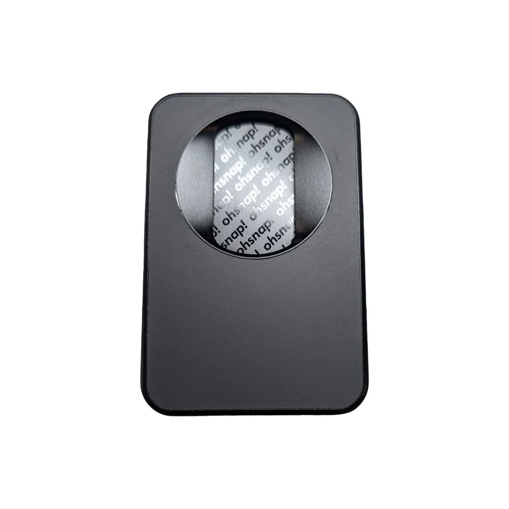 Gg3-U OhSnap Snap Magnetic MagSafe Phone Grip RFID Card Wallet - Black‎ ⬇️